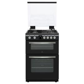 New World NWLS60DGB 60cm Double Gas Cooker - Black