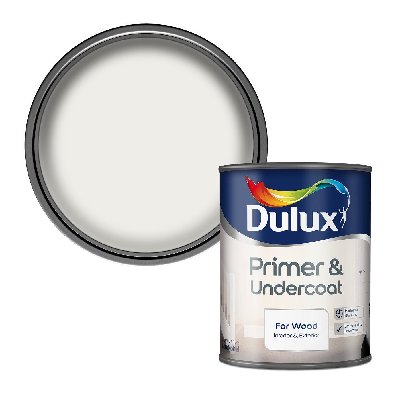 Dulux Primer & Undercoat For Wood – 750ml