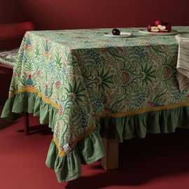 Habitat x Sanderson & National Trust Table Cloth - Green