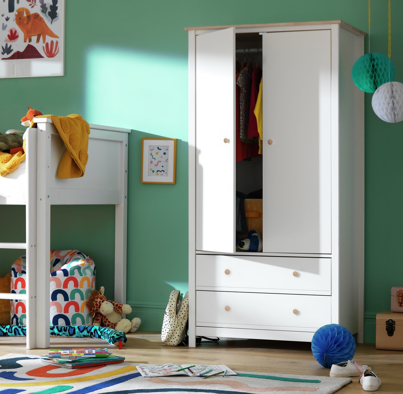 argos child wardrobe