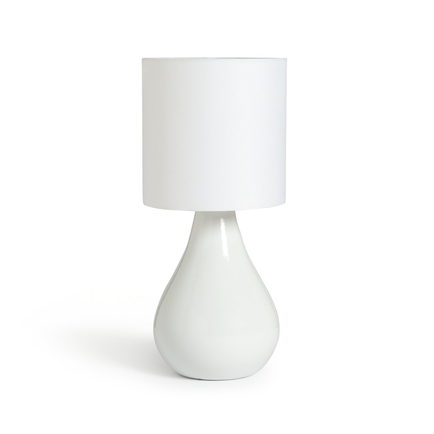 argos white lamp