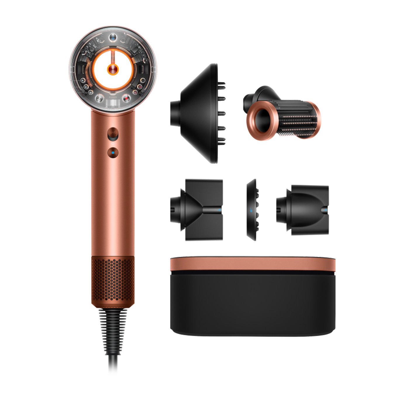 Dyson Supersonic Nural Amber Silk Straight Wavy