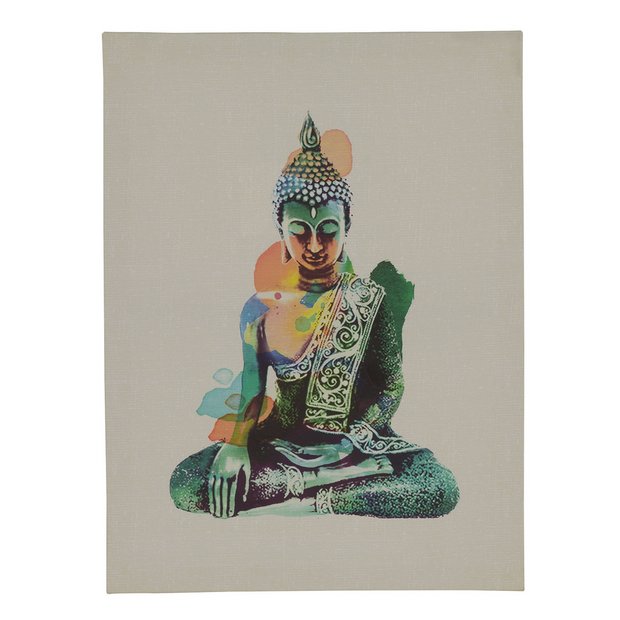 Buy The Art Group Summer Thornton Buddha Canvas Wall Art Pictures And Wall Art Argos
