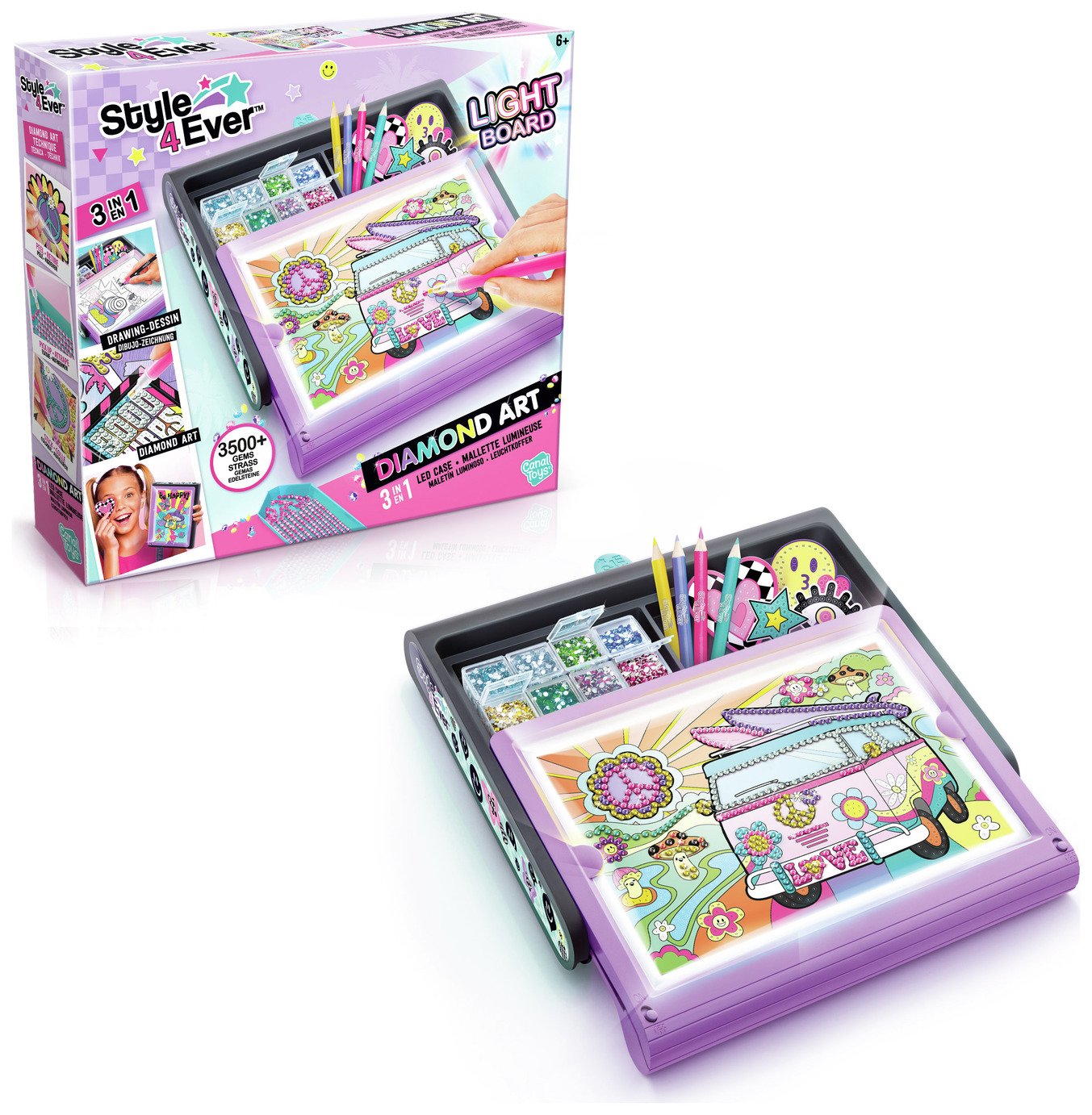 Style 4 Ever Diamond Art LED Case