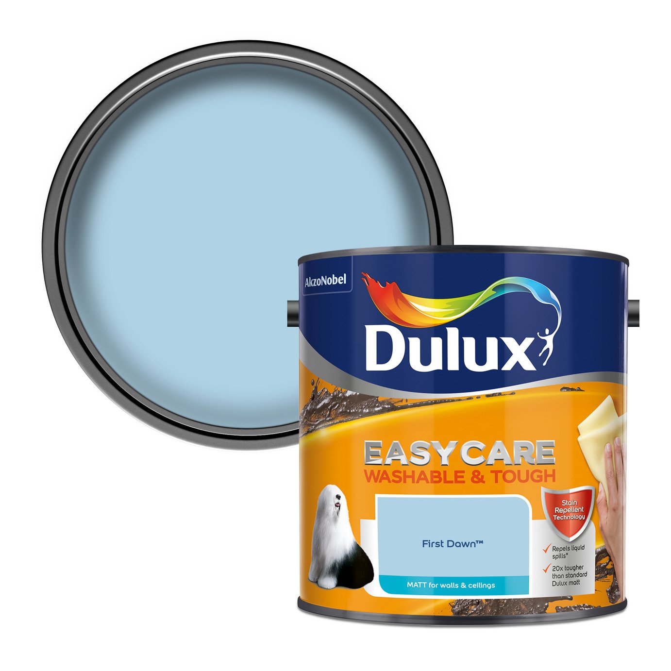 Dulux Easycare W&T Matt Paint First Dawn - 2.5L