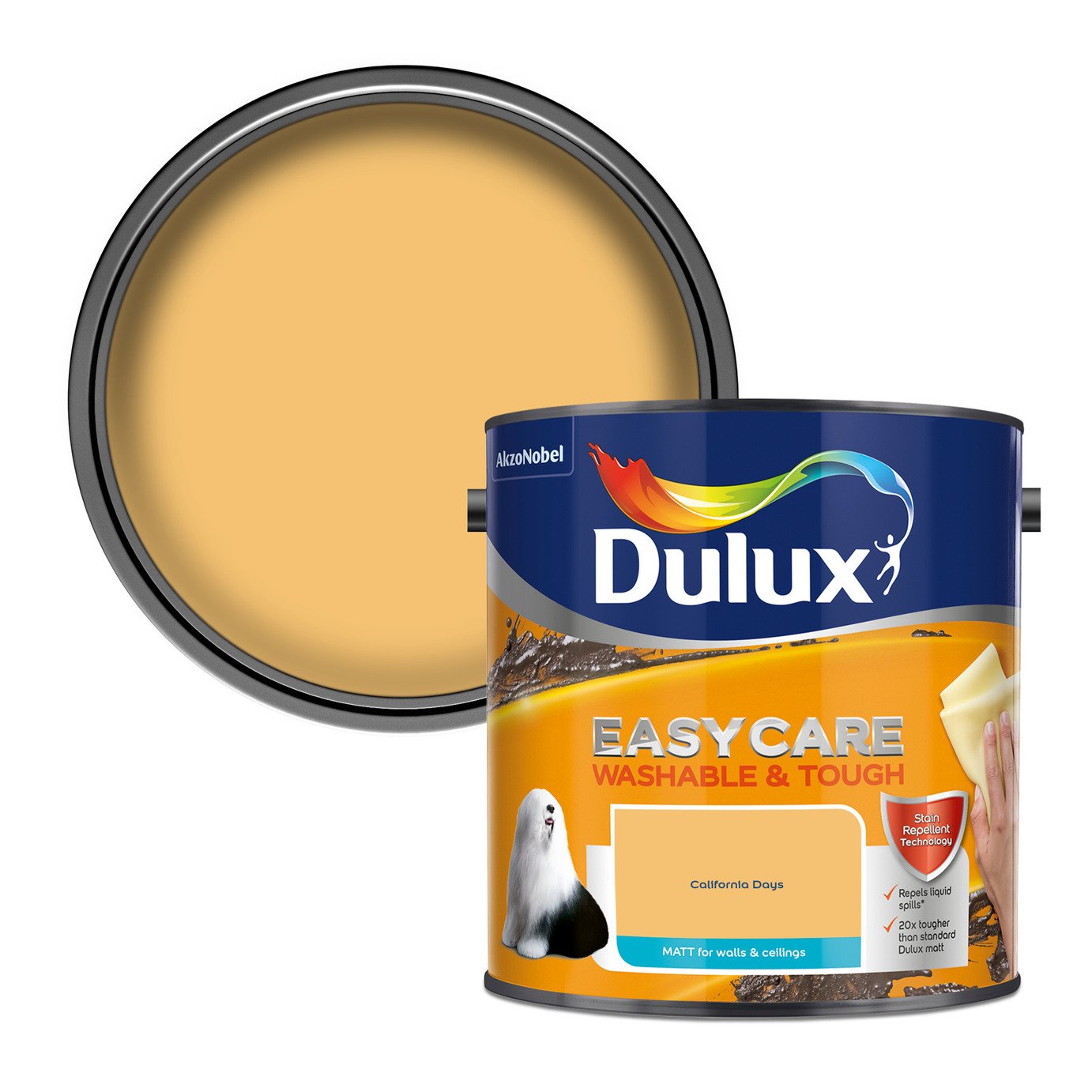 Dulux Easycare Washable & Tough Matt California Days - 2.5L