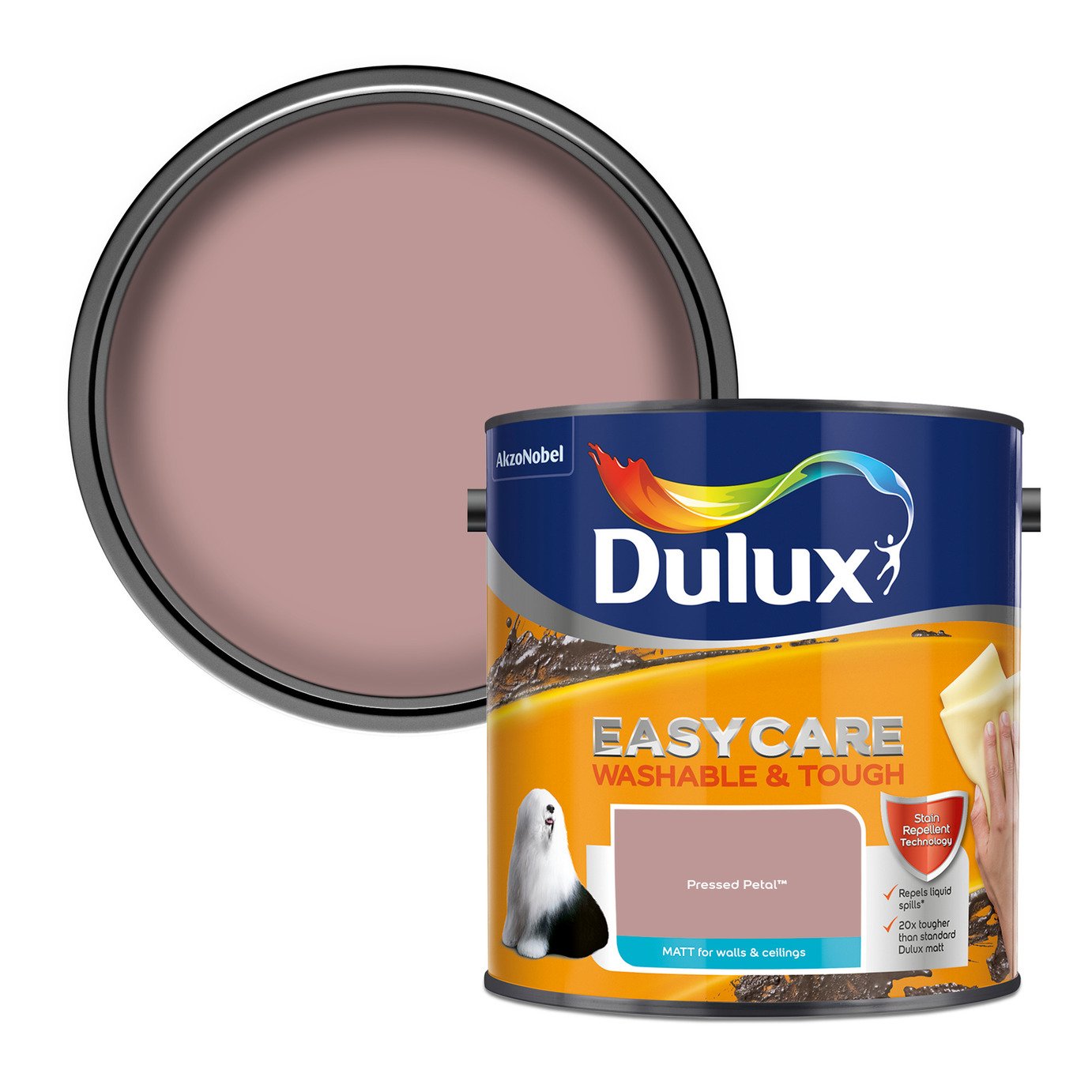 Dulux Easycare Washable & Tough Matt Pressed Petal – 2.5L