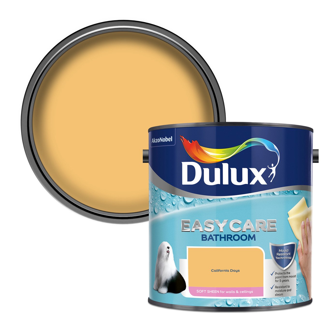 Dulux Easycare Bathroom Soft Sheen California Days – 2.5L