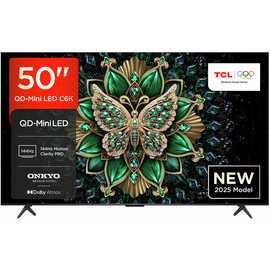 TCL 50 Inch 50C6K-UK Smart 4K UHD HDR Mini LED TV