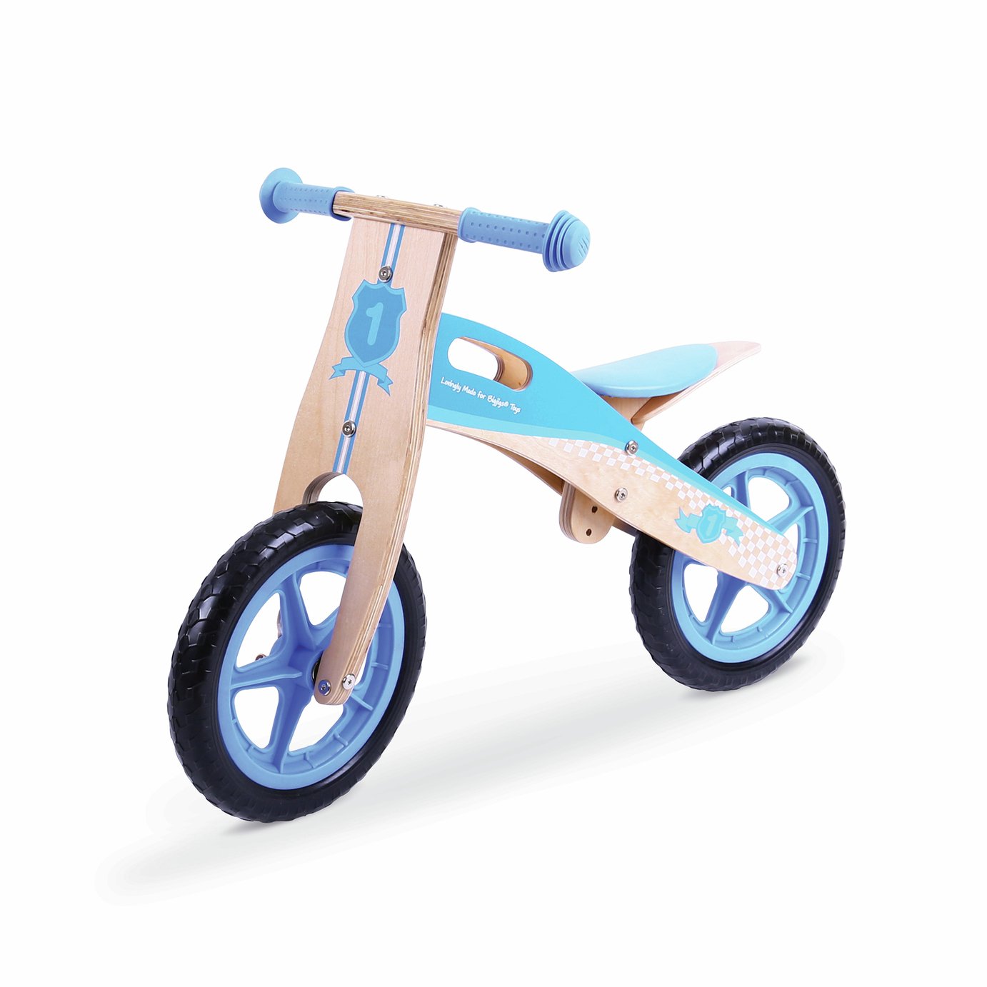 BIGJIGS Toys Kids Balance Bike - Blue