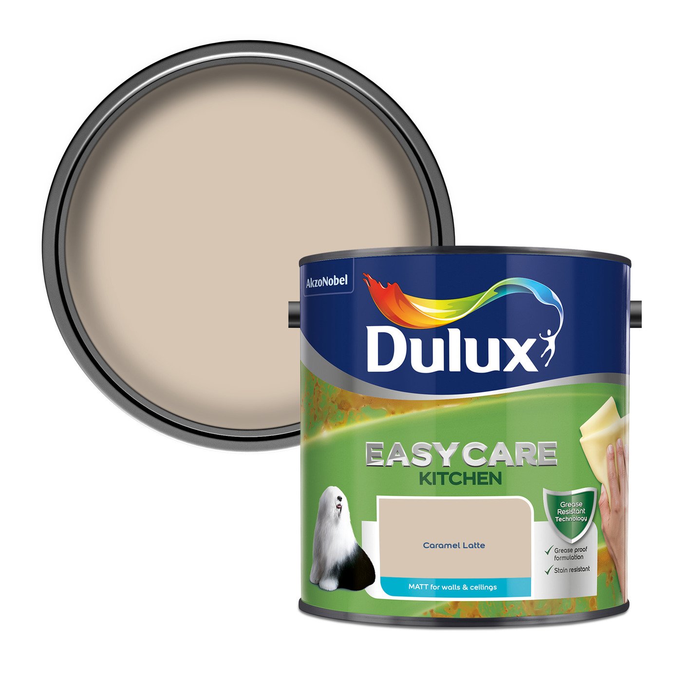 Dulux Easycare Kitchen Matt Caramel Latte - 2.5L