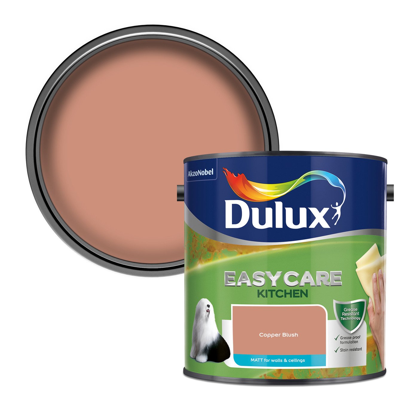 Dulux Easycare Kitchen Matt Copper Blush - 2.5L