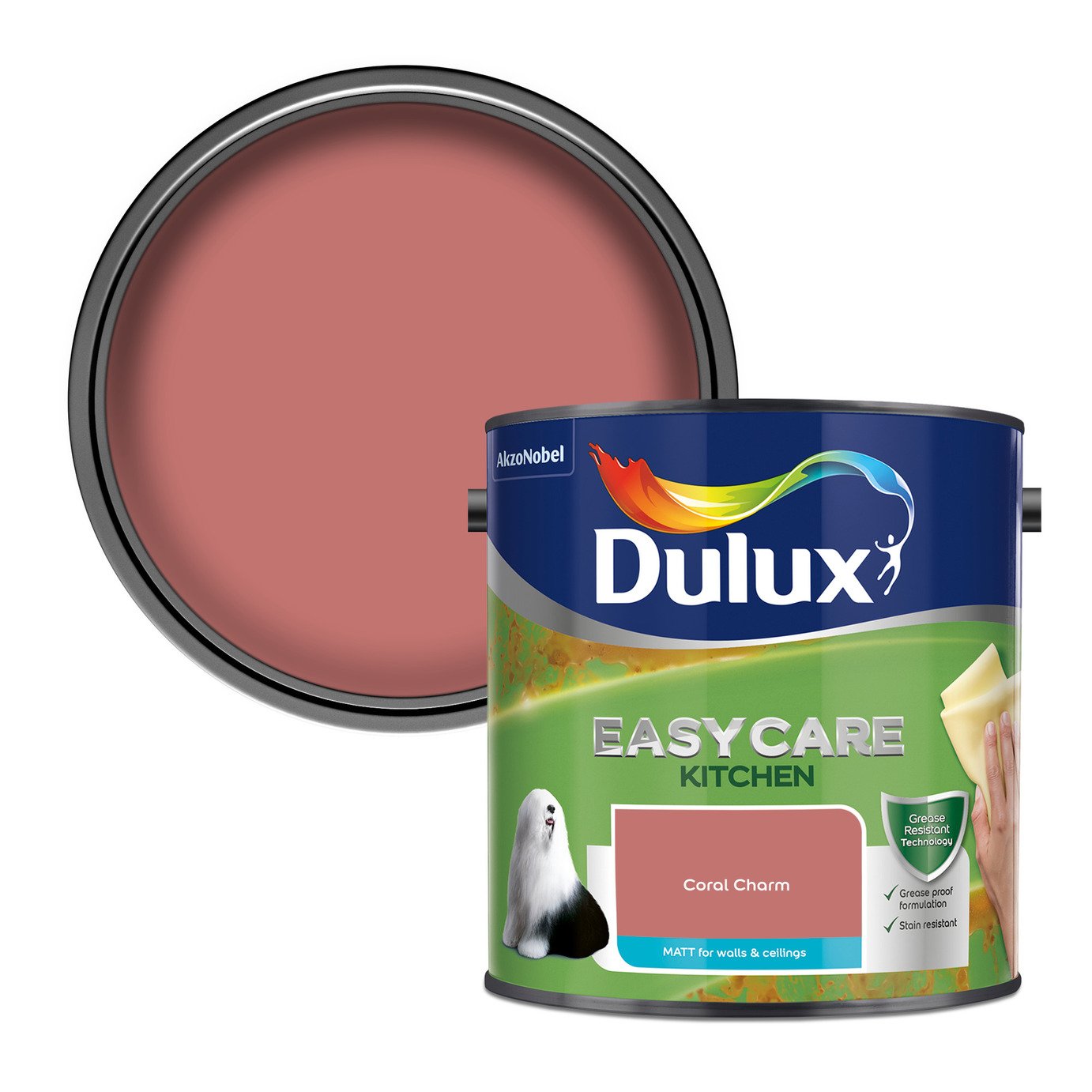Dulux Easycare Kitchen Matt Coral Charm - 2.5L