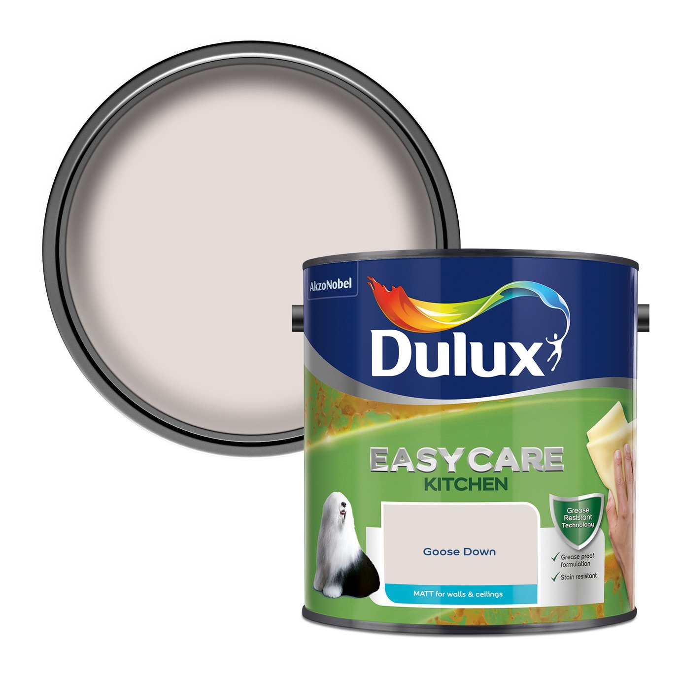 Dulux Easycare Kitchen Matt Goose Down - 2.5L