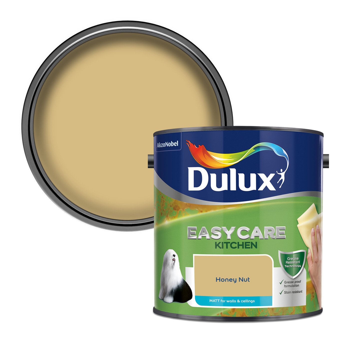 Dulux Easycare Kitchen Matt Honey Nut - 2.5L
