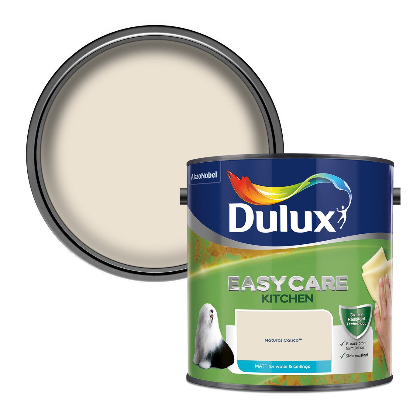 Dulux Easycare Kitchen Matt Natural Calico - 2.5L