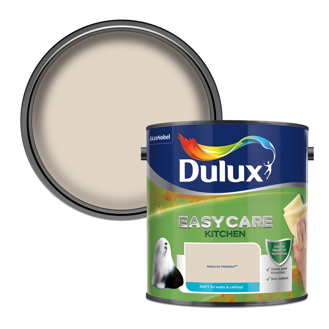 Dulux Easycare Kitchen Matt Natural Hessian - 2.5L