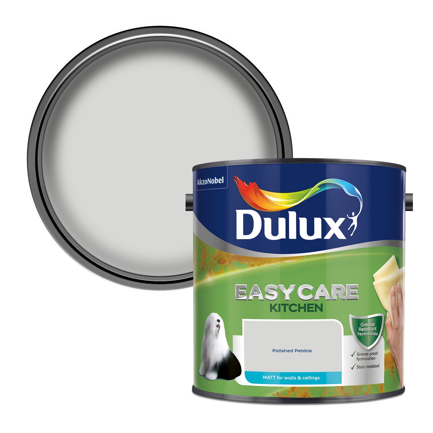 Dulux Easycare Kitchen Matt Polished Pebble - 2.5L