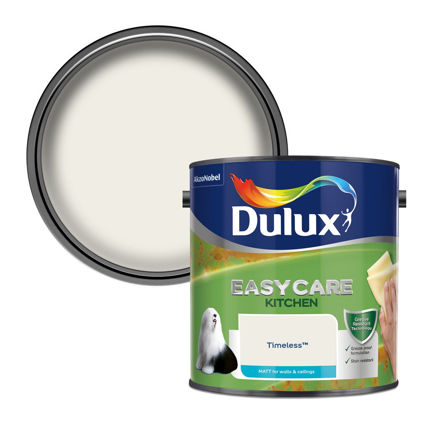Dulux Easycare Kitchen Matt Paint - Timeless - 2.5L