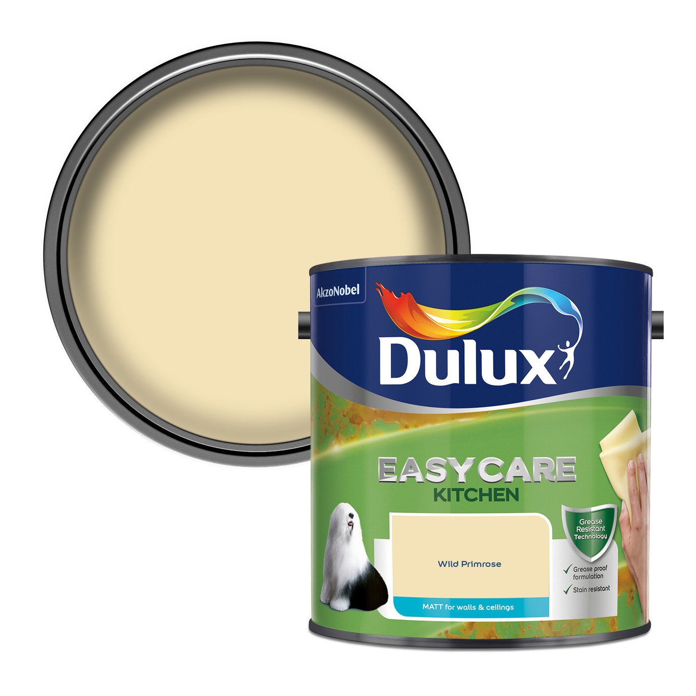 Dulux Easycare Kitchen Matt Wild Primrose - 2.5L