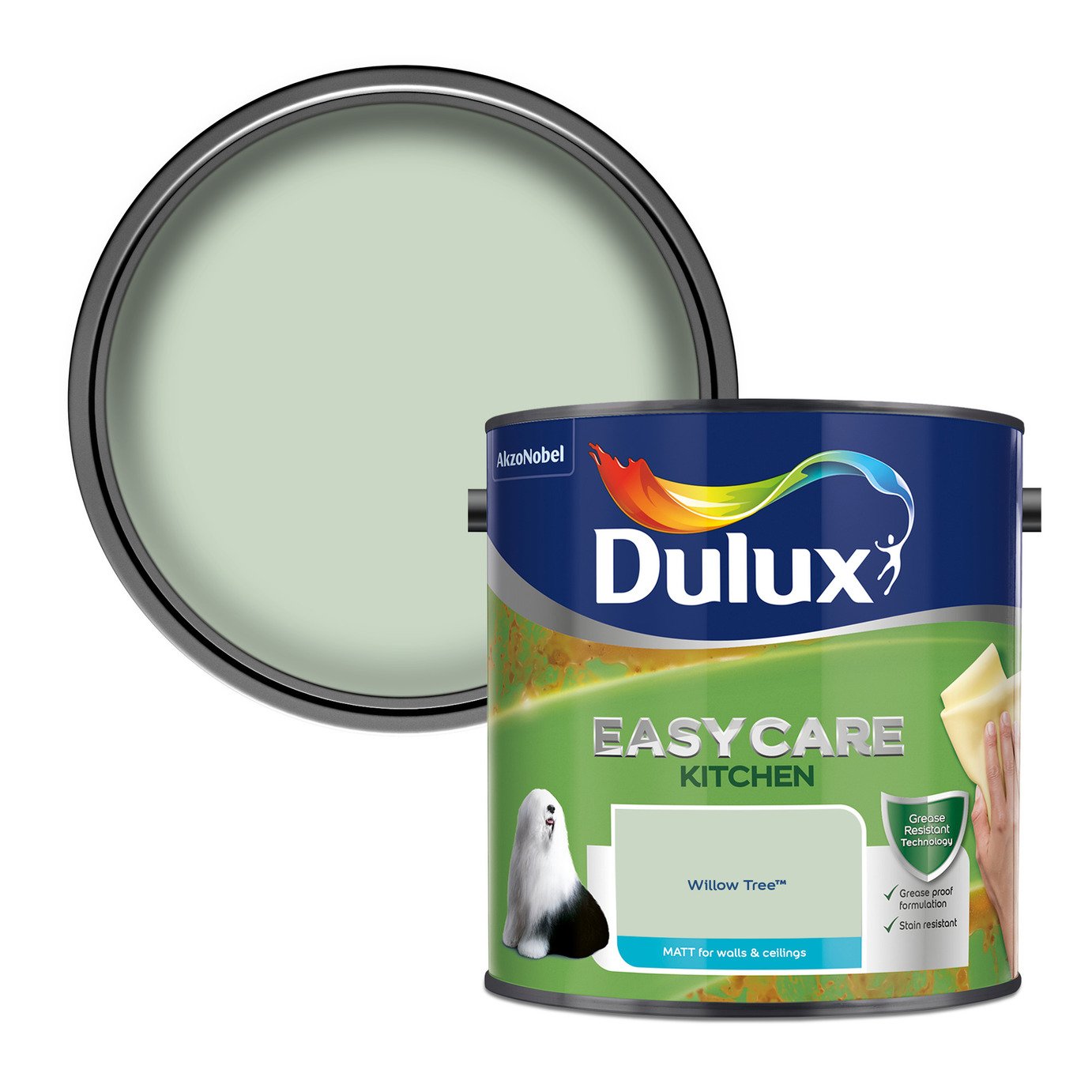 Dulux Easycare Kitchen Matt Willow Tree - 2.5L
