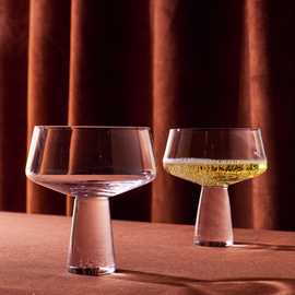 Habitat Block Stem Set of 4 Champagne Coupe Glasses