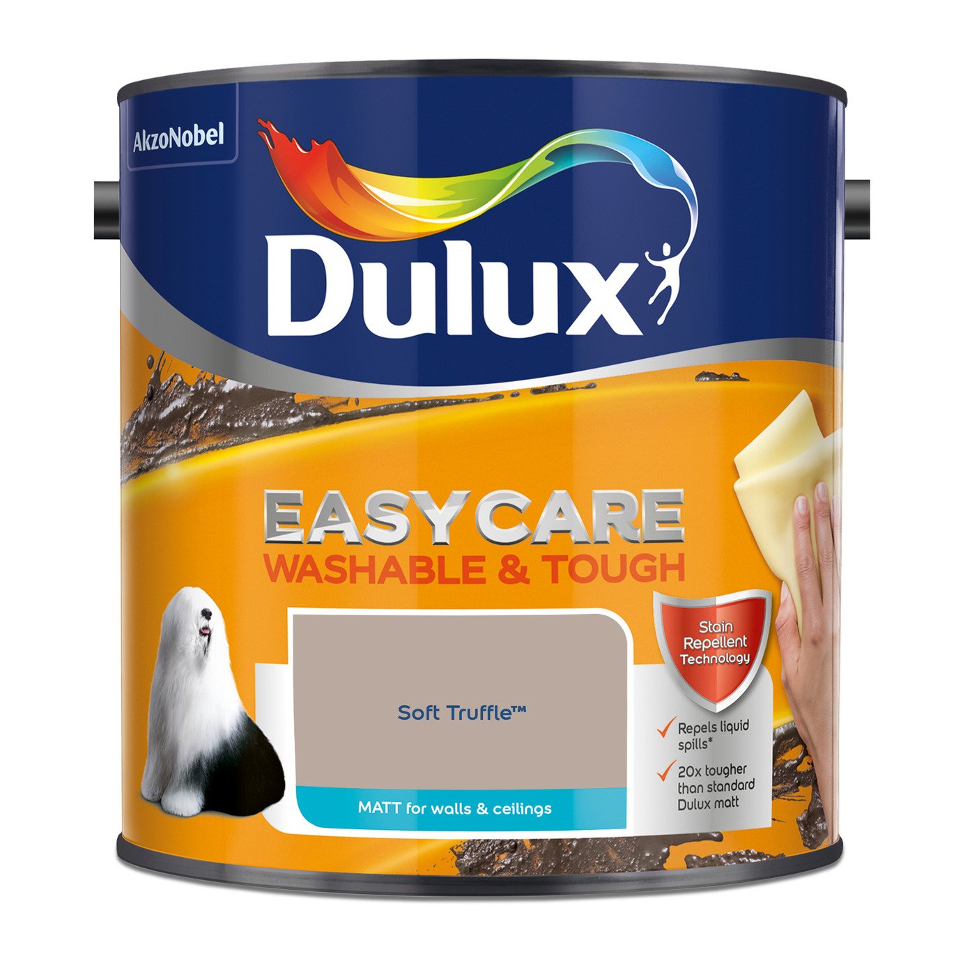 Dulux Easycare Washable & Tough Matt Soft Truffle - 2.5L