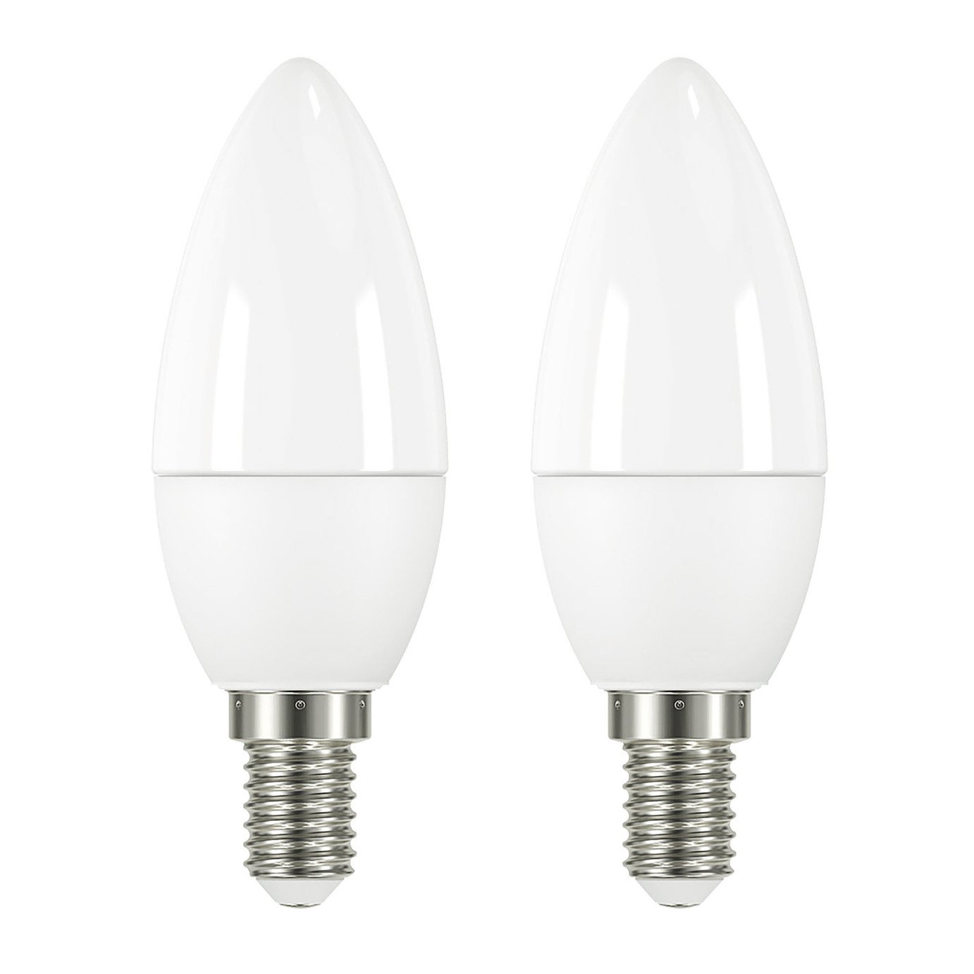 Argos Home 3.4W LED Candle Dimmable E14 Light Bulb - 2 Pack