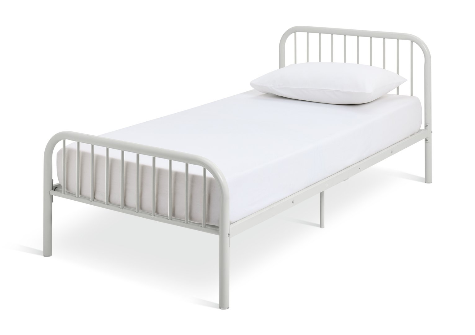 Habitat Ward Single Metal Bed Frame - Grey