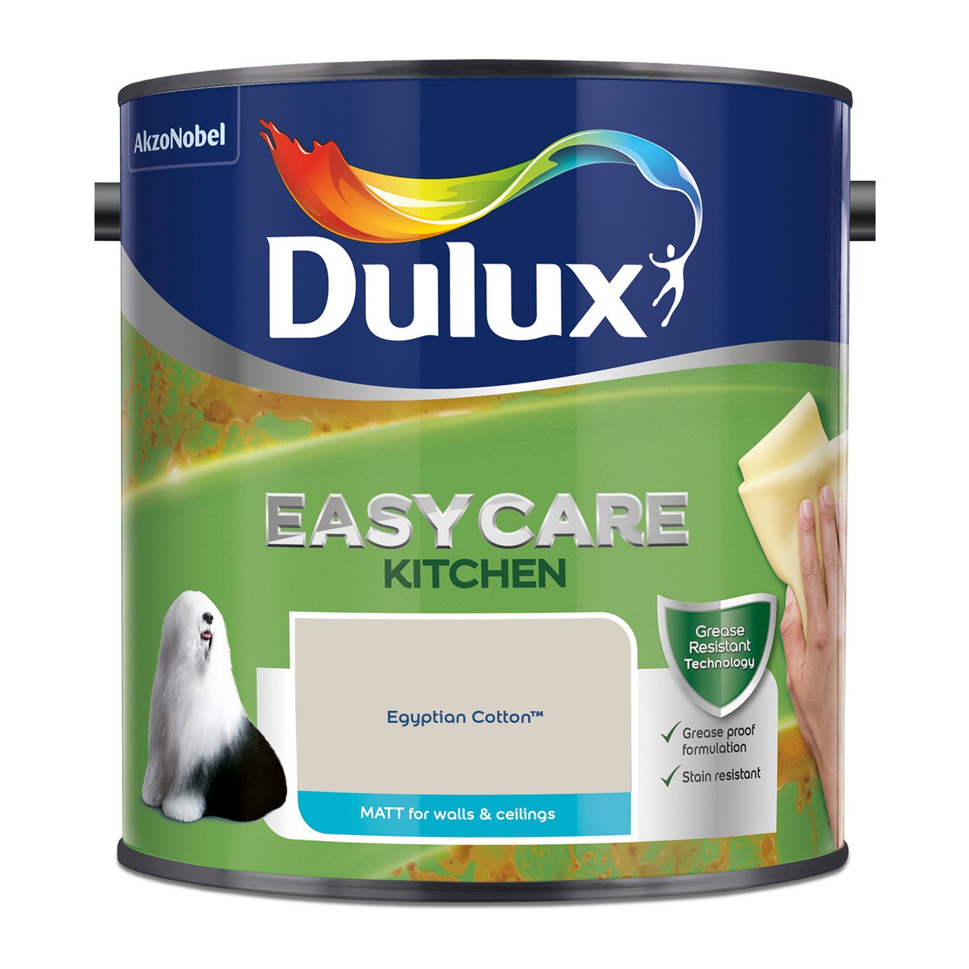 Dulux Easycare Kitchen Matt Egyptian Cotton - 2.5L