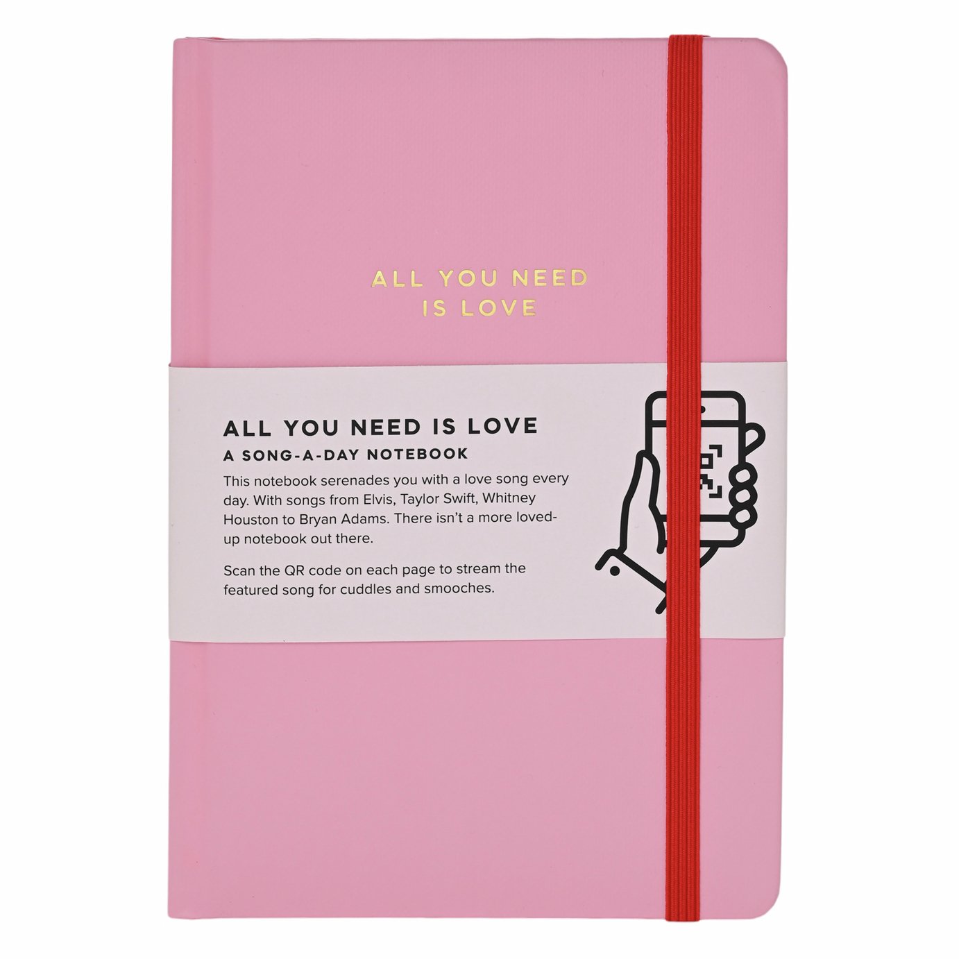 Say It With Songs All You Need is Love A5 Hardback Notebook