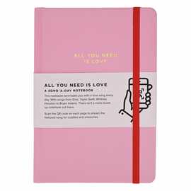 Say It With Songs All You Need is Love A5 Hardback Notebook
