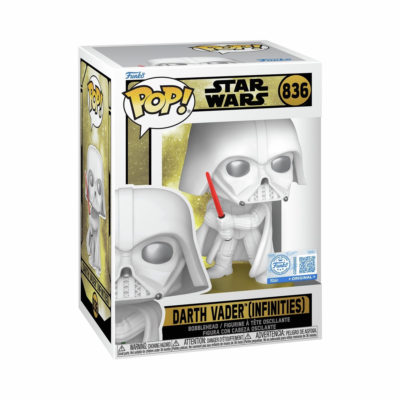 Funko POP! Darth Vader (Infinities) 4.5 Inches Vinyl Figure