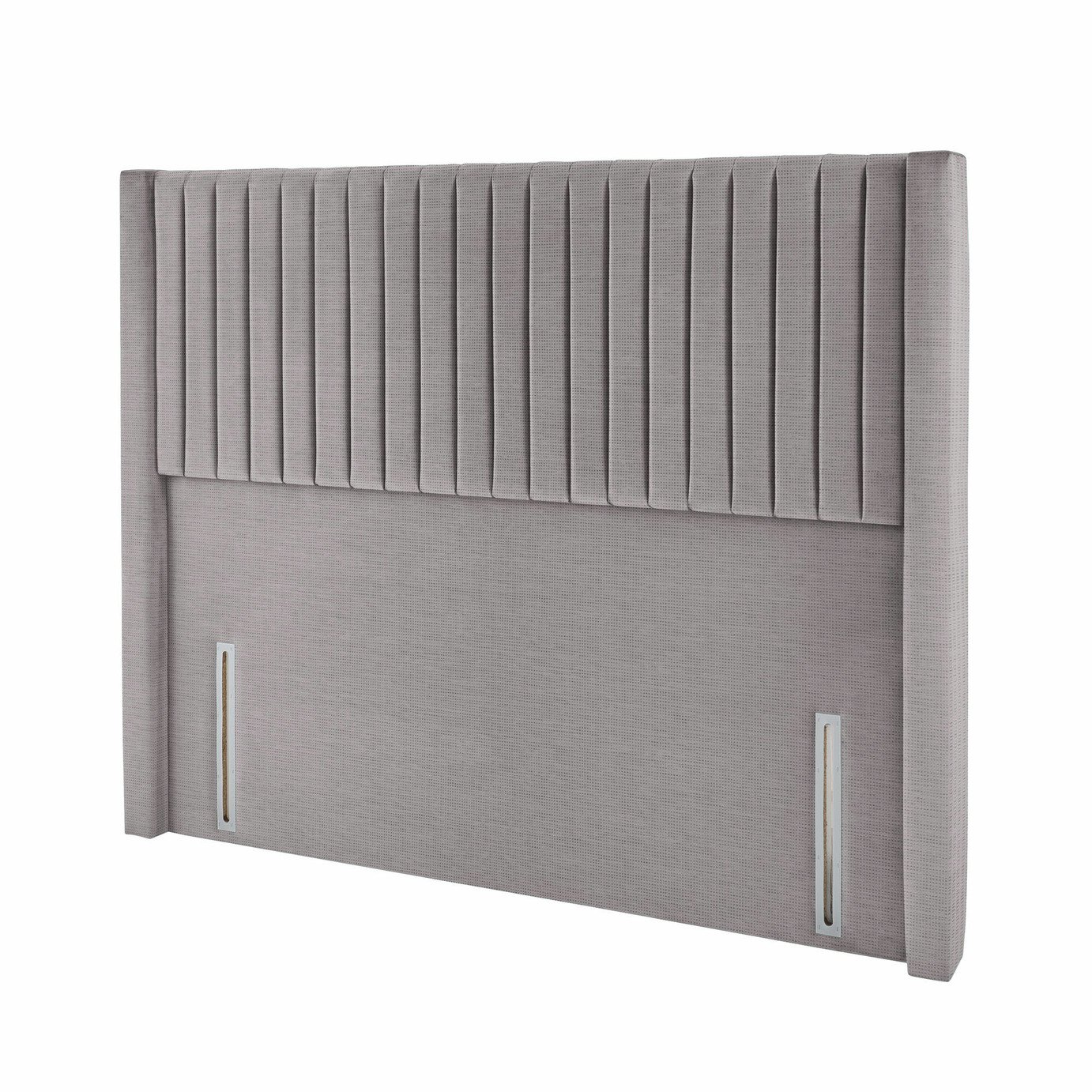 Silentnight Slumber Fabric Superking Headboard - Light Grey