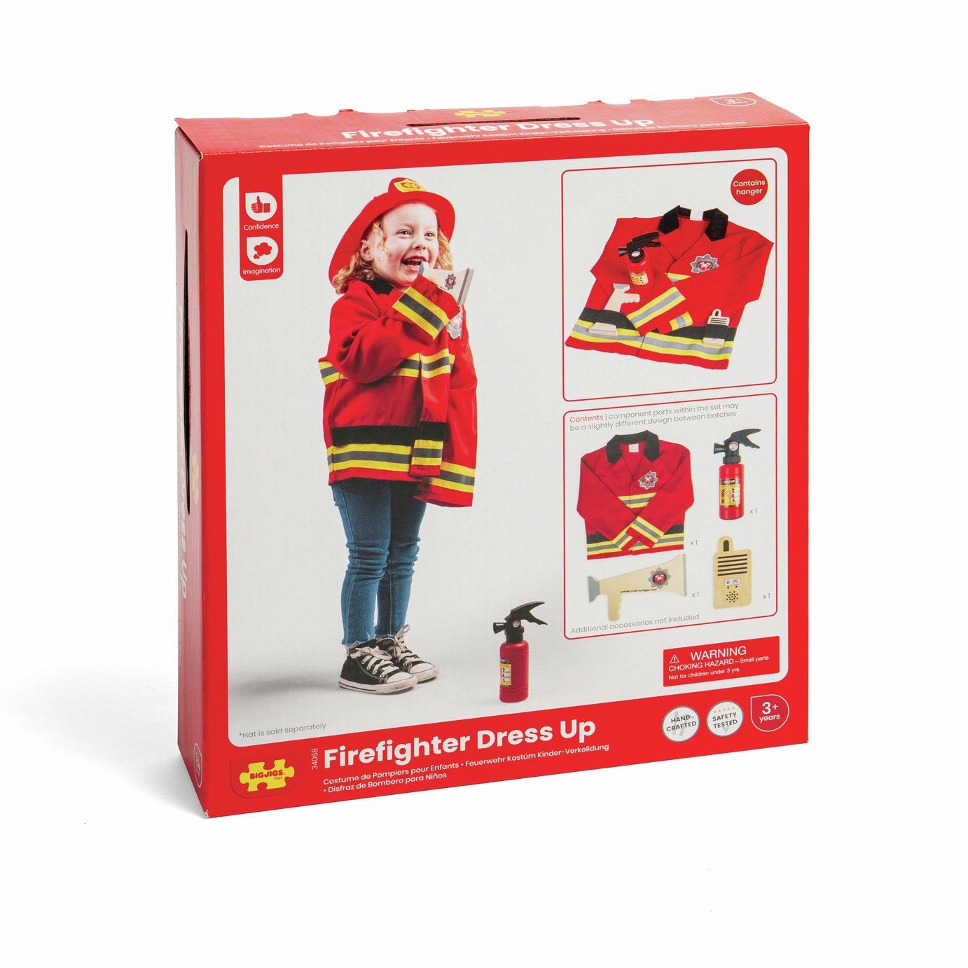 Bigjigs Toys Firefighter Dress - Up Set