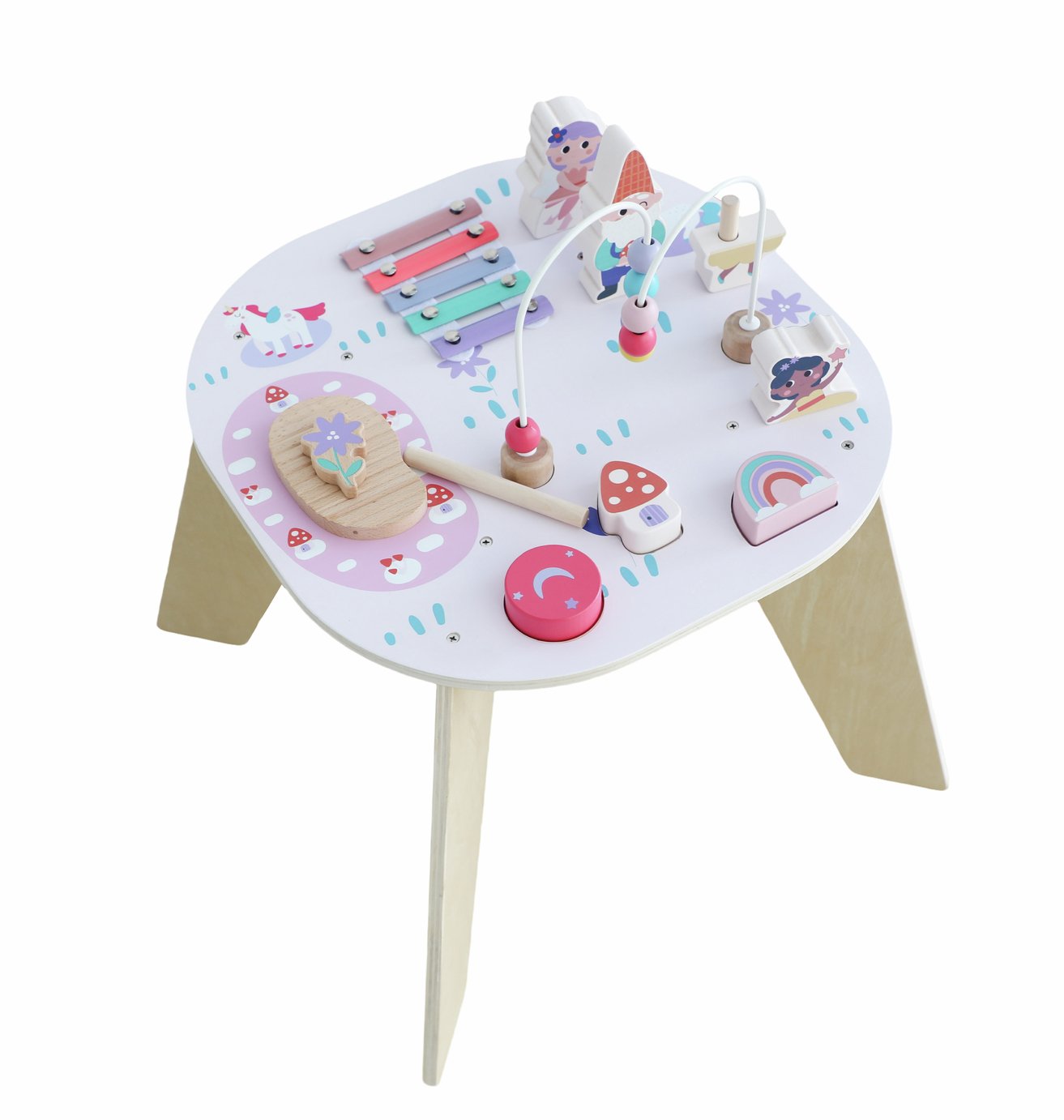 Chad Valley Wooden Fairy Themed Activity Table