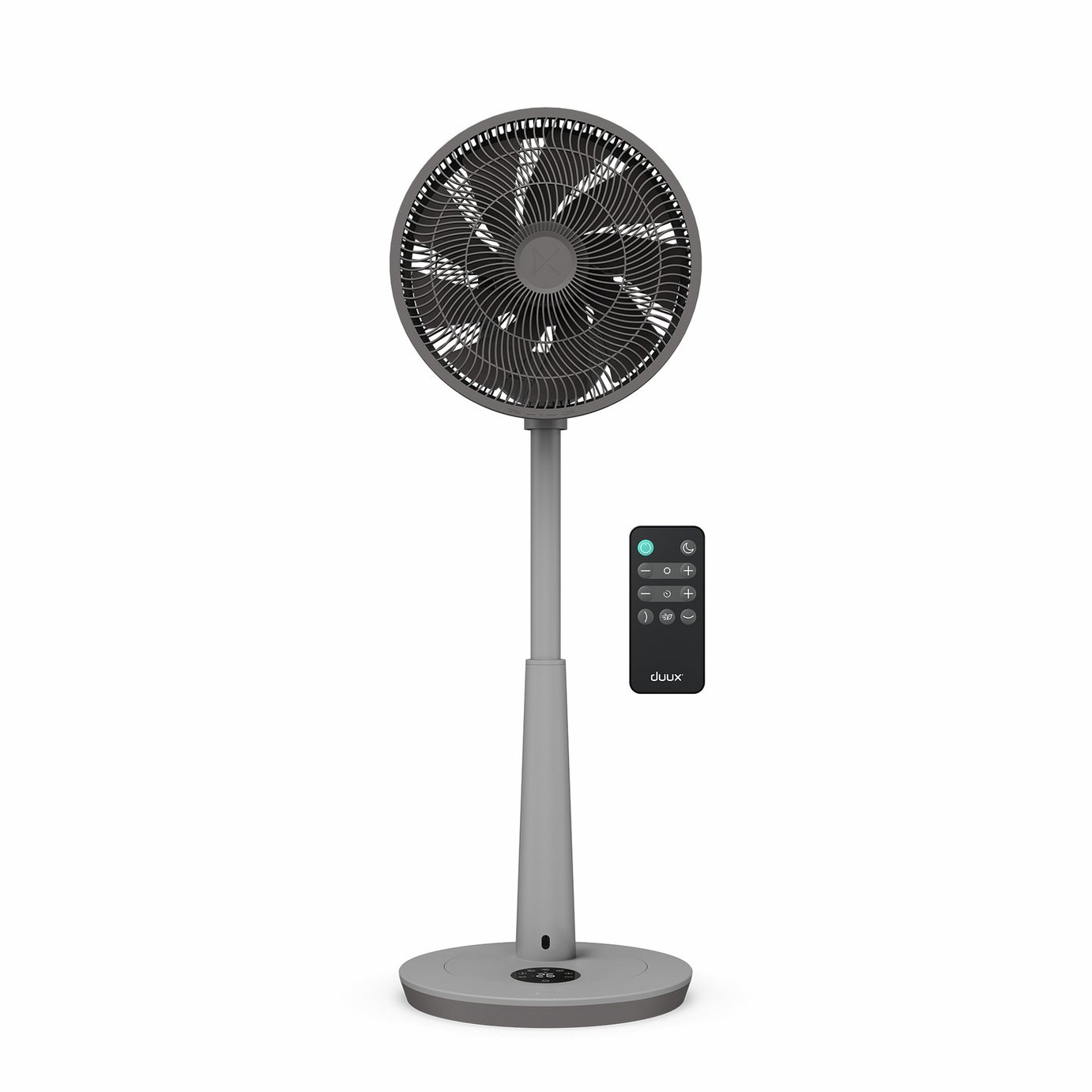 Duux Whisper 3 Grey Pedestal Fan - 13 Inch