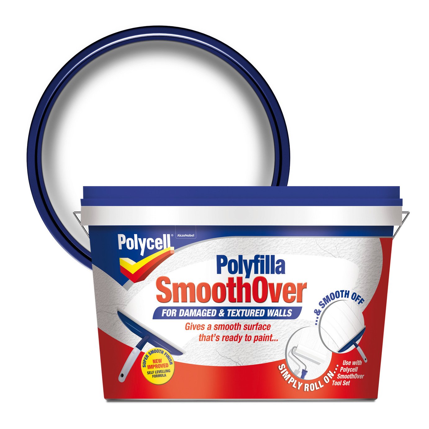 Polycell Polyfilla Smoothover Damage & Textured Walls – 2.5L