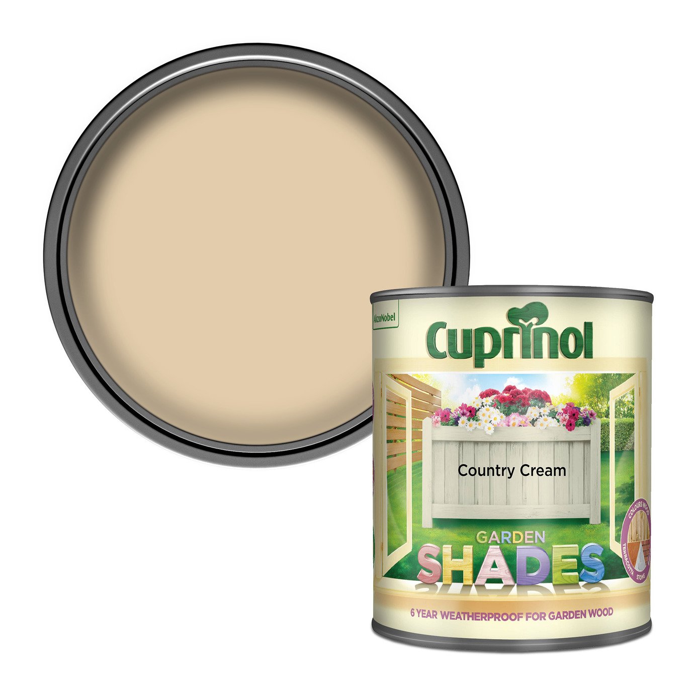 Cuprinol Garden Shades Country Cream - 1L
