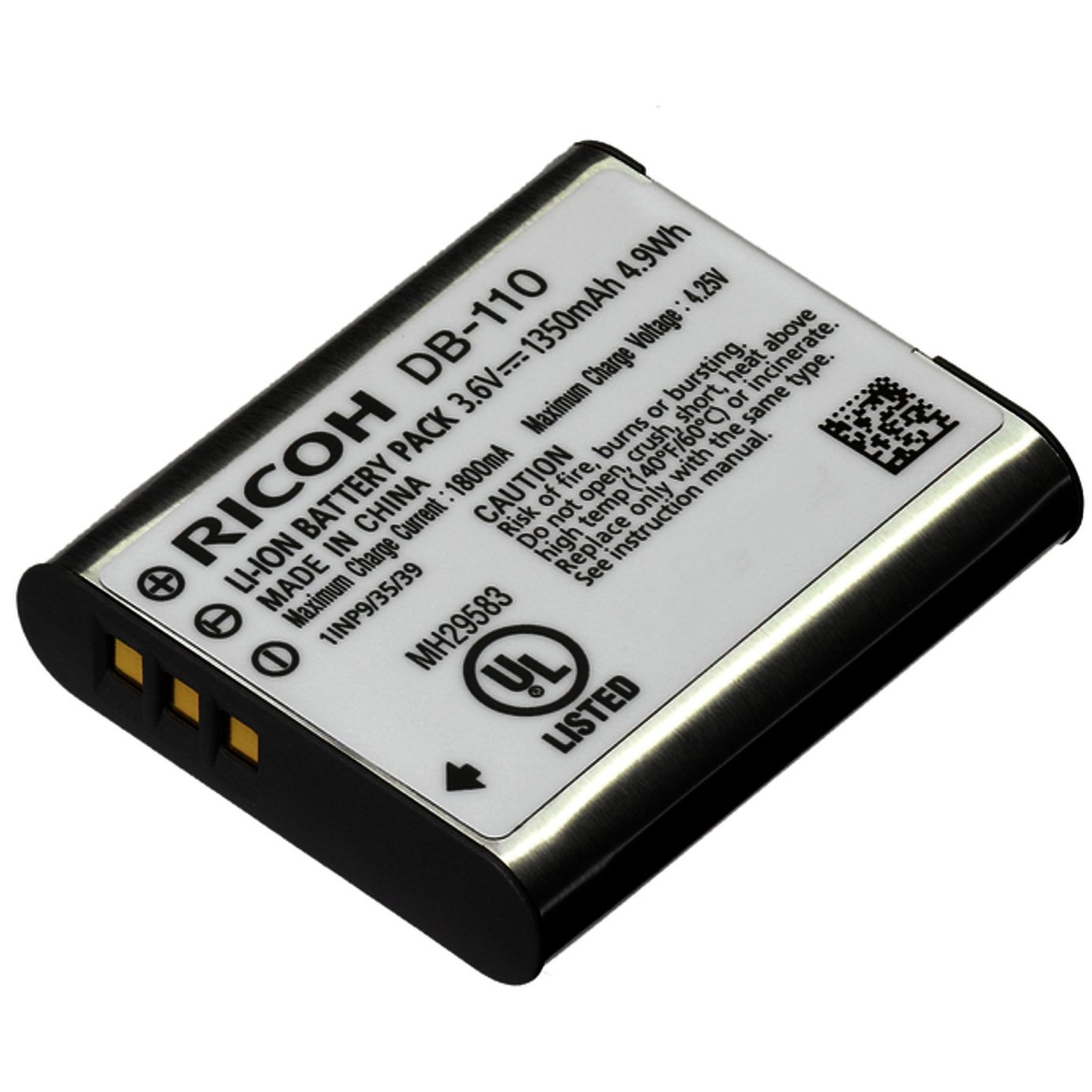 Ricoh DB-110 Li-ion Rechargeable Battery