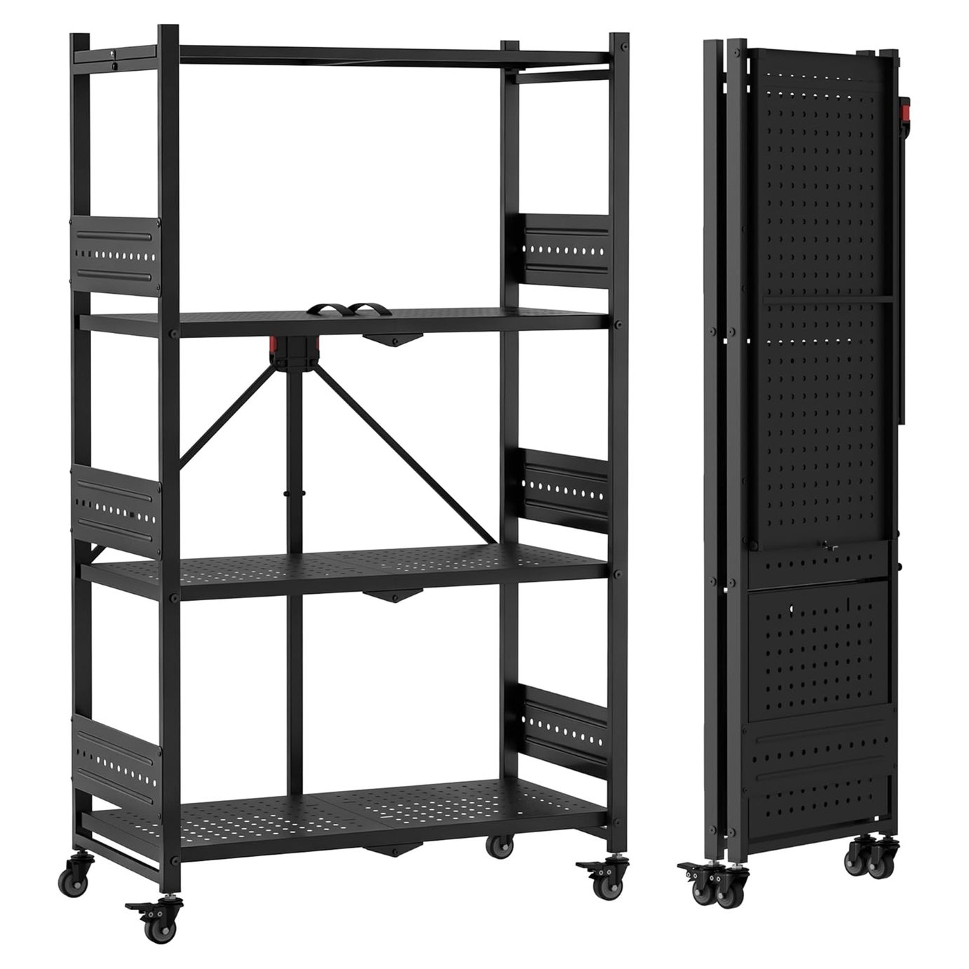 Workpro WP285037 4-Tier Folding Steel Shelf