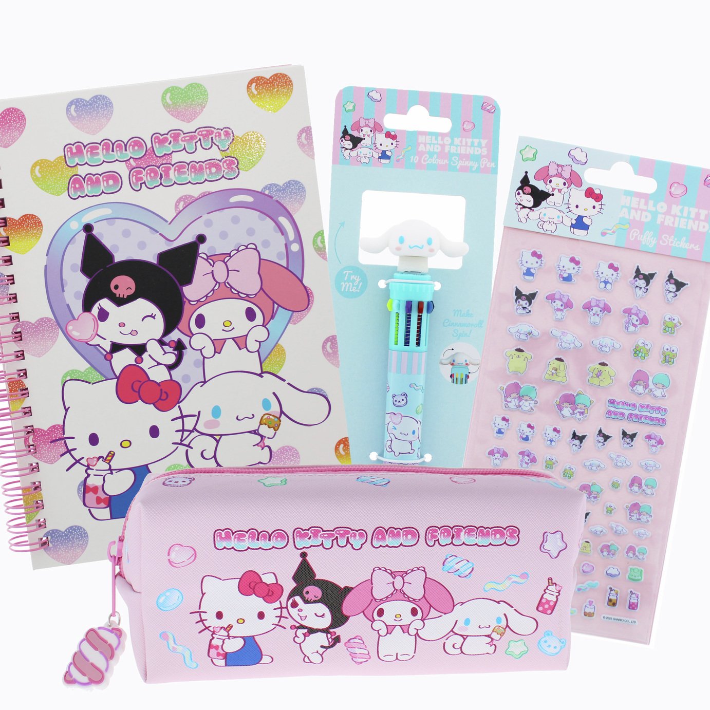 Hello Kitty & Friends Stationary Bundle Set 
