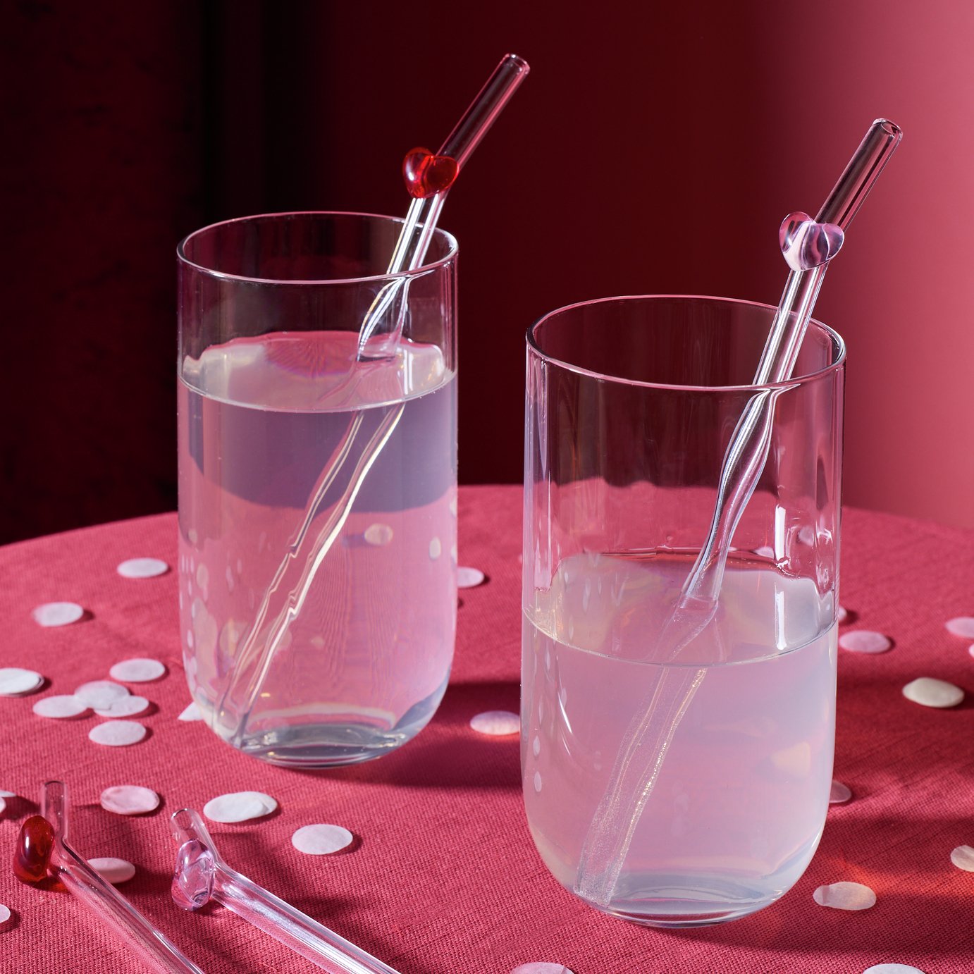 Argos Home Glass Straws - Pack of 4
