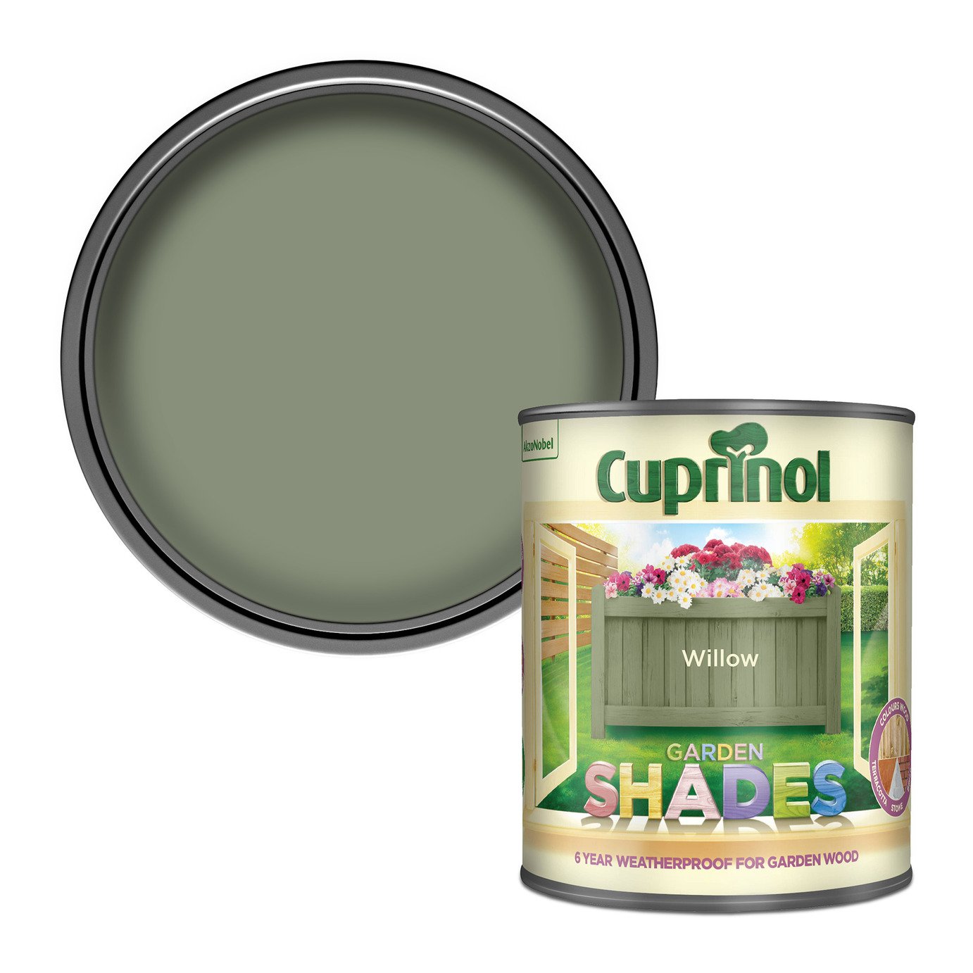 Cuprinol Garden Shades Matt Paint 1L - Willow