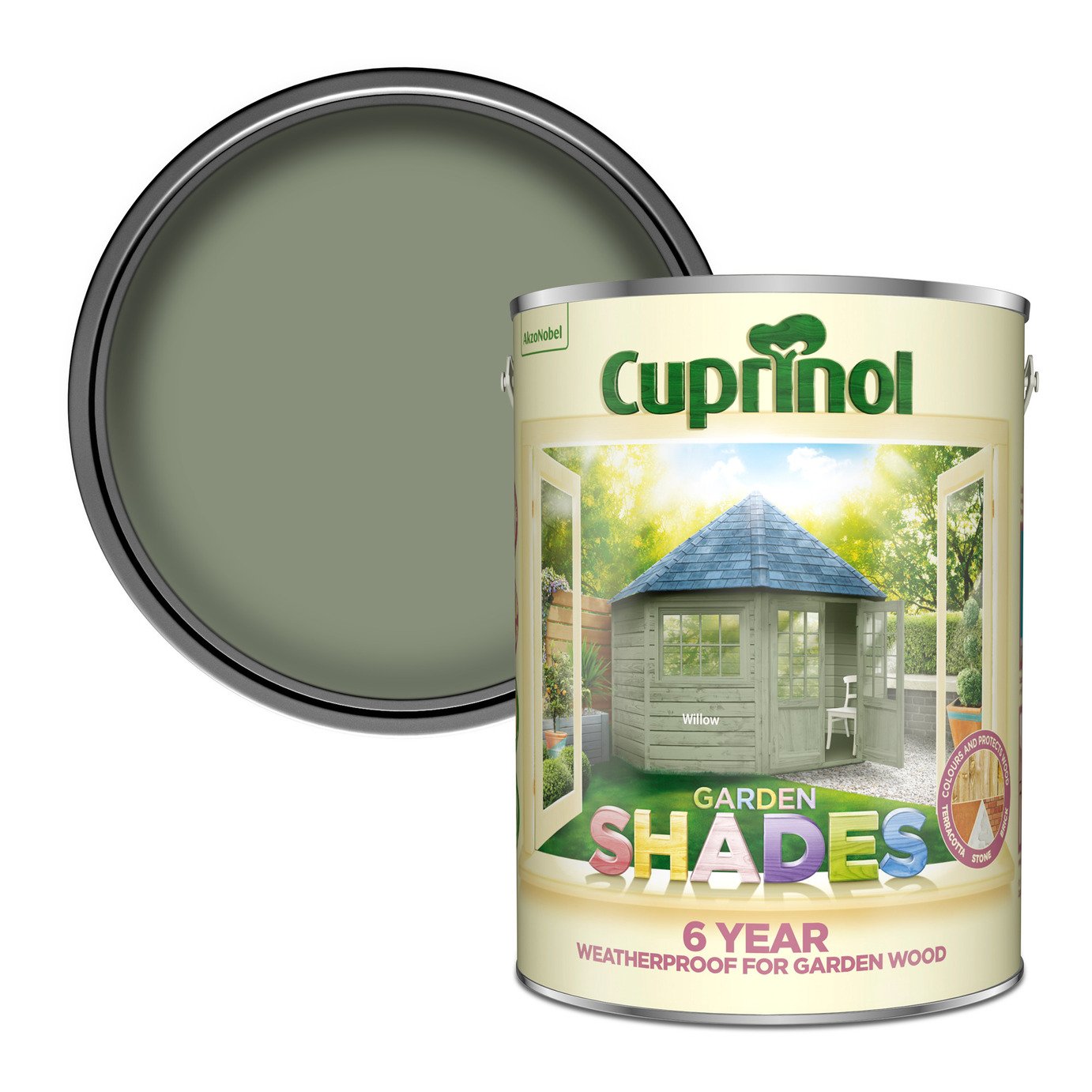 Cuprinol Garden Shades Matt Paint 5L - Willow