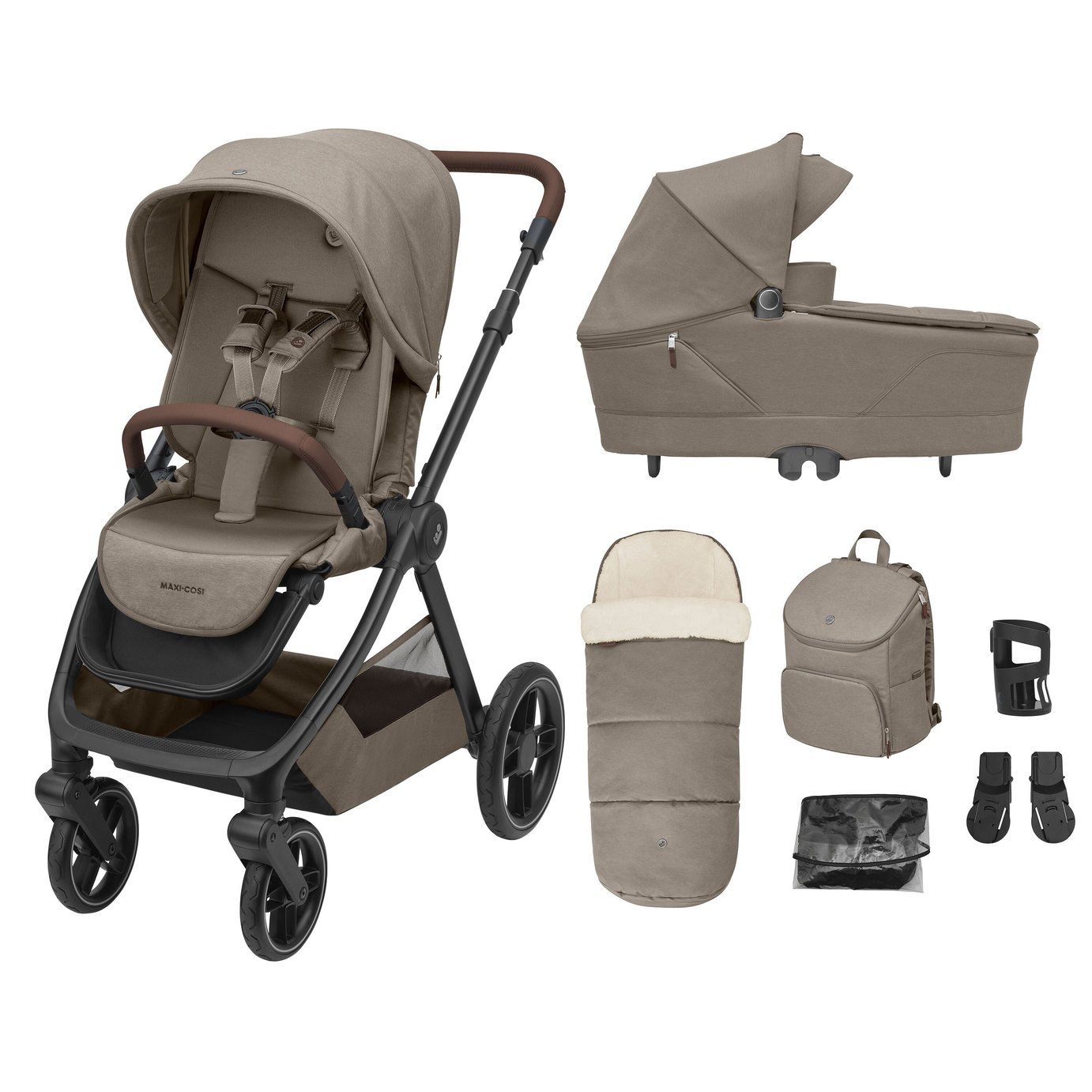 Maxi-Cosi Oxford 7-Piece Essentials Bundle Travel Systems