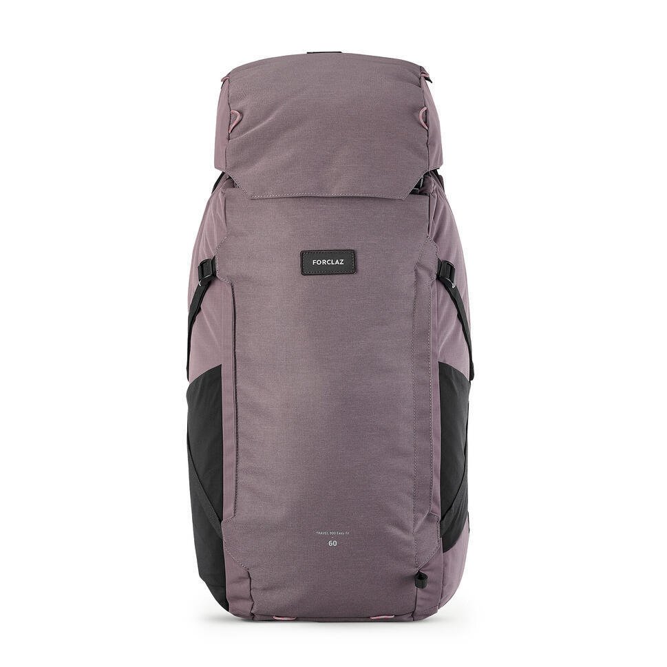 Decathlon 60L plus 6L Travel Backpack - Purple