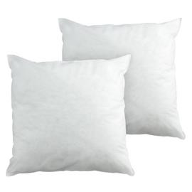 Buy Argos Home Plain Cushion Pads 2 Pack White 50x50cm