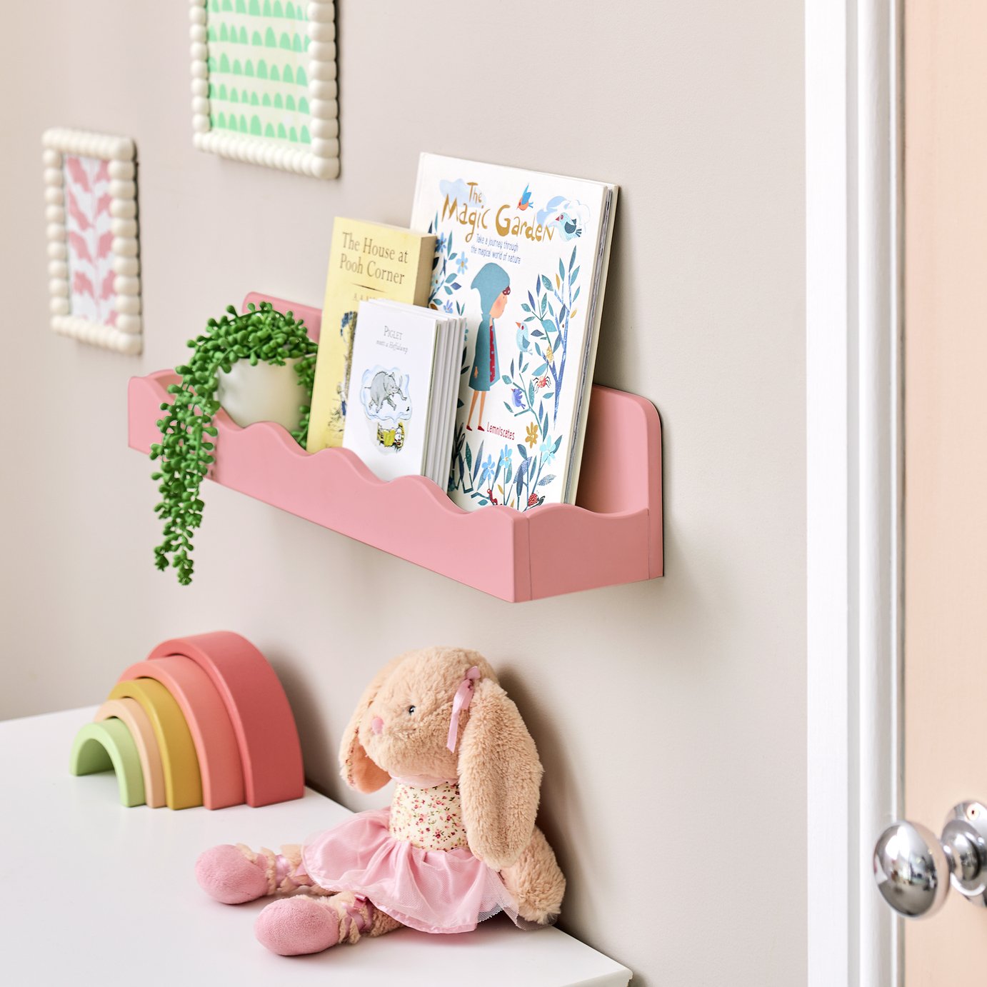 Habitat Kids Scalloped Storage Shelf - Pink