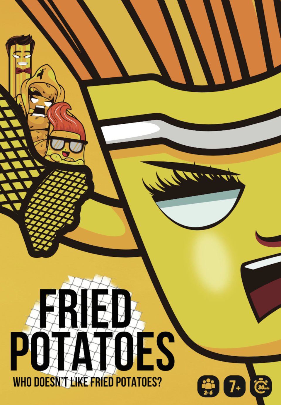 Fried Potatoes Original Trading Card